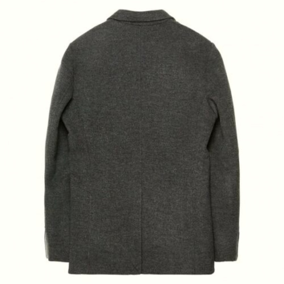 Men's Wool Cashmere Cardigan Blazer Suit Jacket Sp - Picture 3 of 4